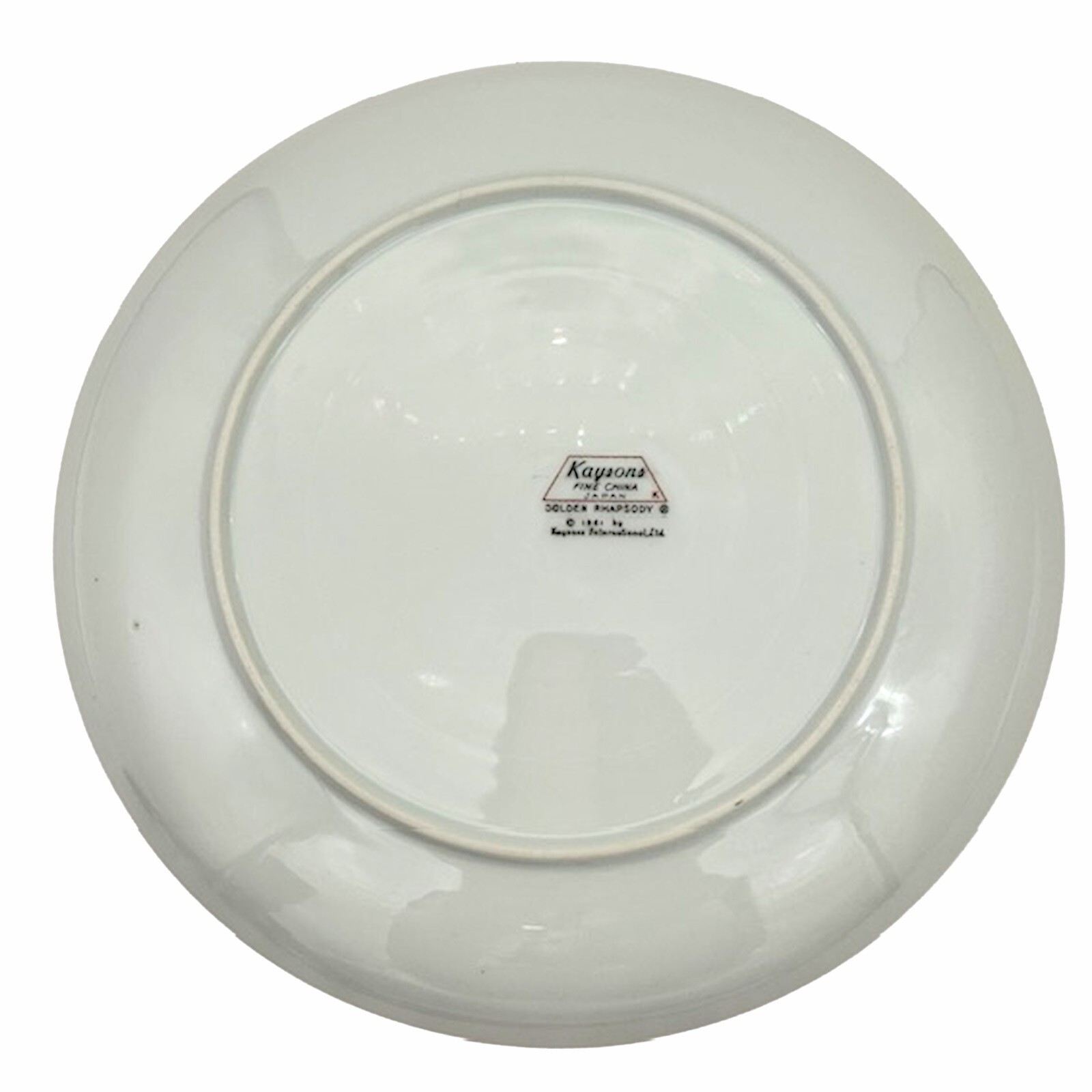 Kaysons Fine China Golden Rhapsody Dinner Plate 9.25″ Gold Trim
