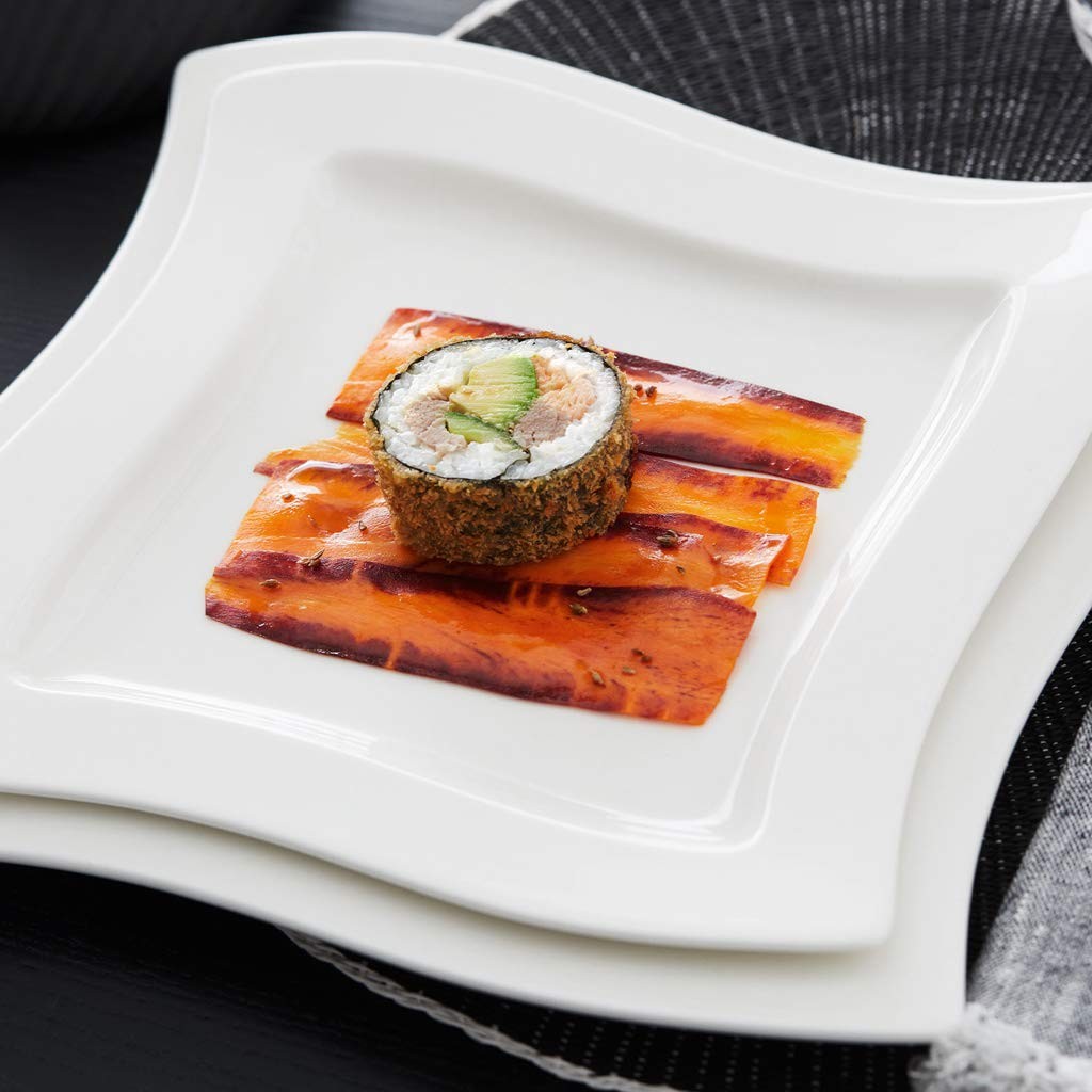 Villeroy & Boch New Wave Dinner Plate, 10.5 in, Premium Porcelain, White