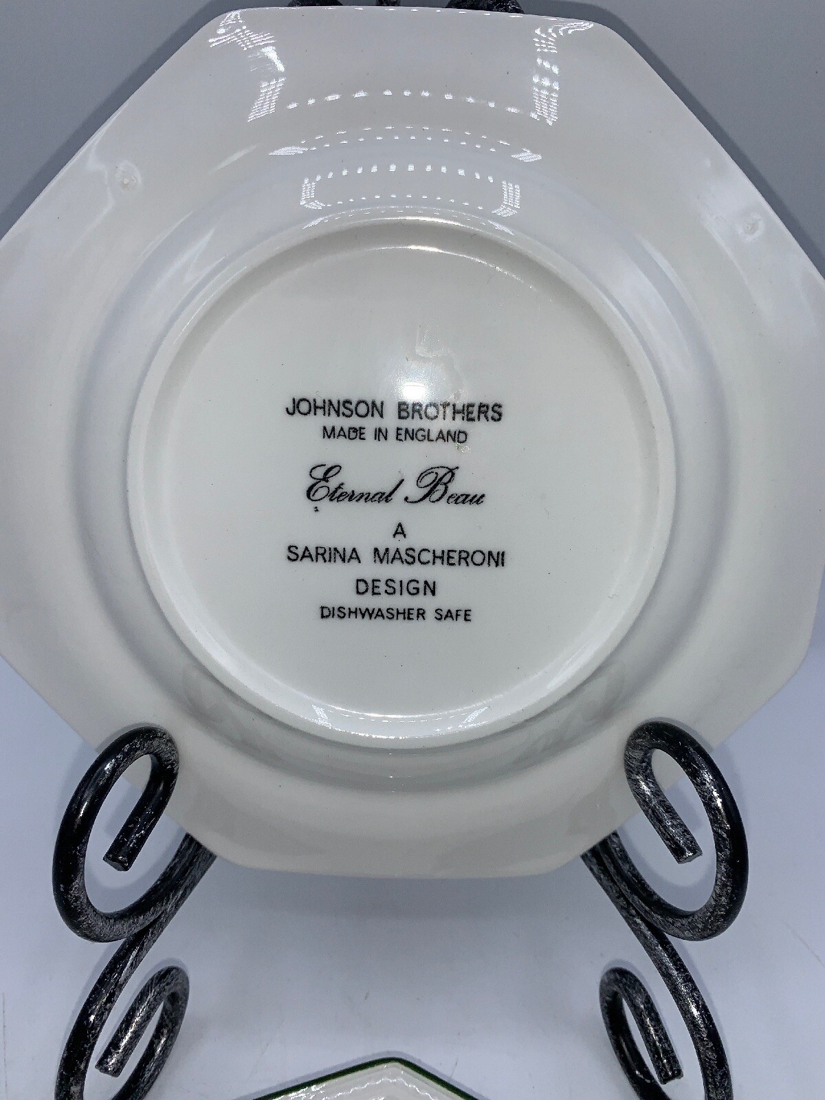 Bread Butter Dessert Set of 2 Plates Eternal Beau by JOHNSON BROTHERS 6 1/8 in