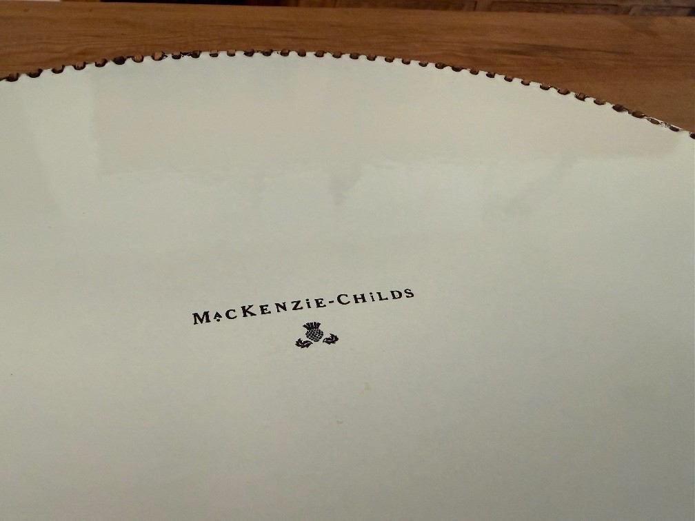 Mackenzie Childs serving platter 11 x 15