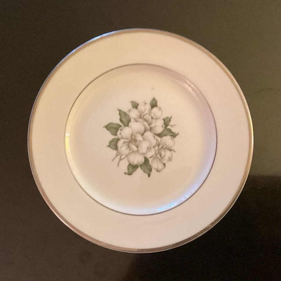 Vintage Embassy Flower Dessert Plates