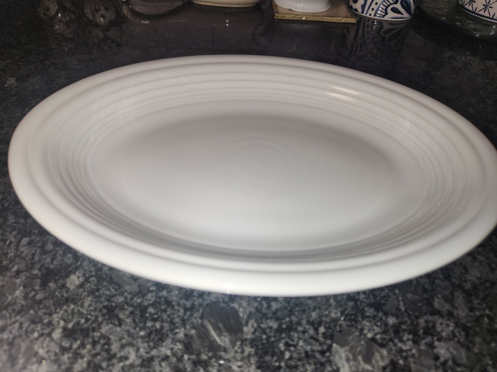 Fiesta/Fiestaware Homer Laughlin White 11 5/8″ Serving Platter Excellent