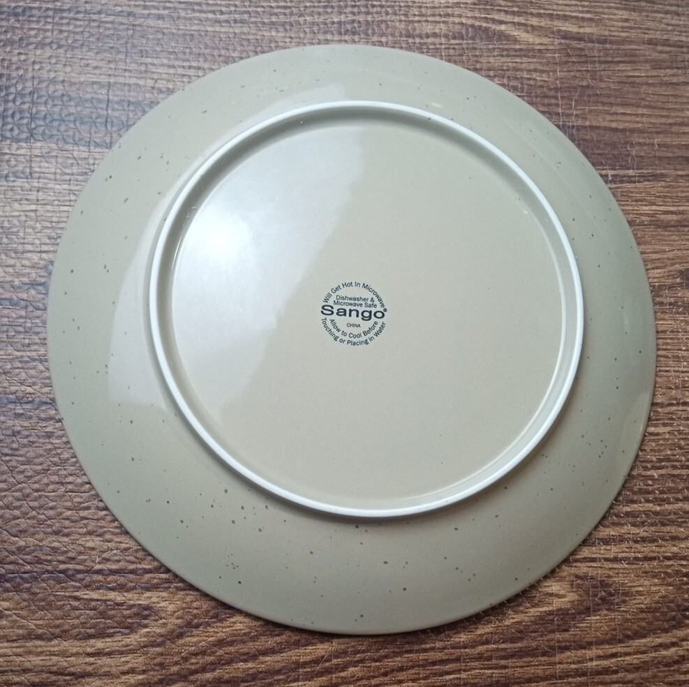 Sango China Plate 10 3/4″ Beige Dinner Plate