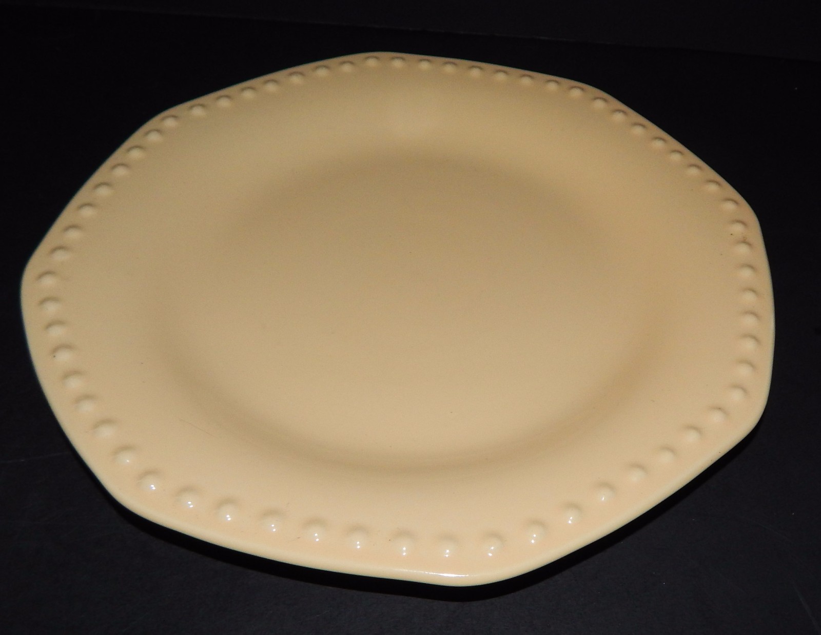 Elegant Dining Charisma Collection Yellow 11″ Dinner Plate Vintage