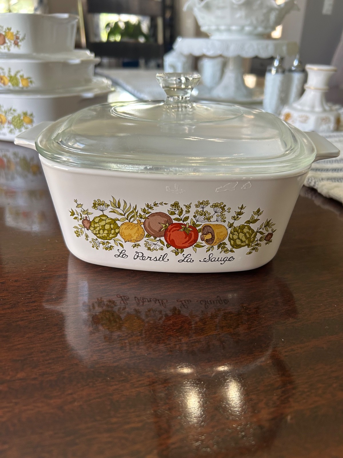 Vintage Corning Ware Spice of Life 12pc Set 5 Casserole, Menuette, Tea Pot, Etc!