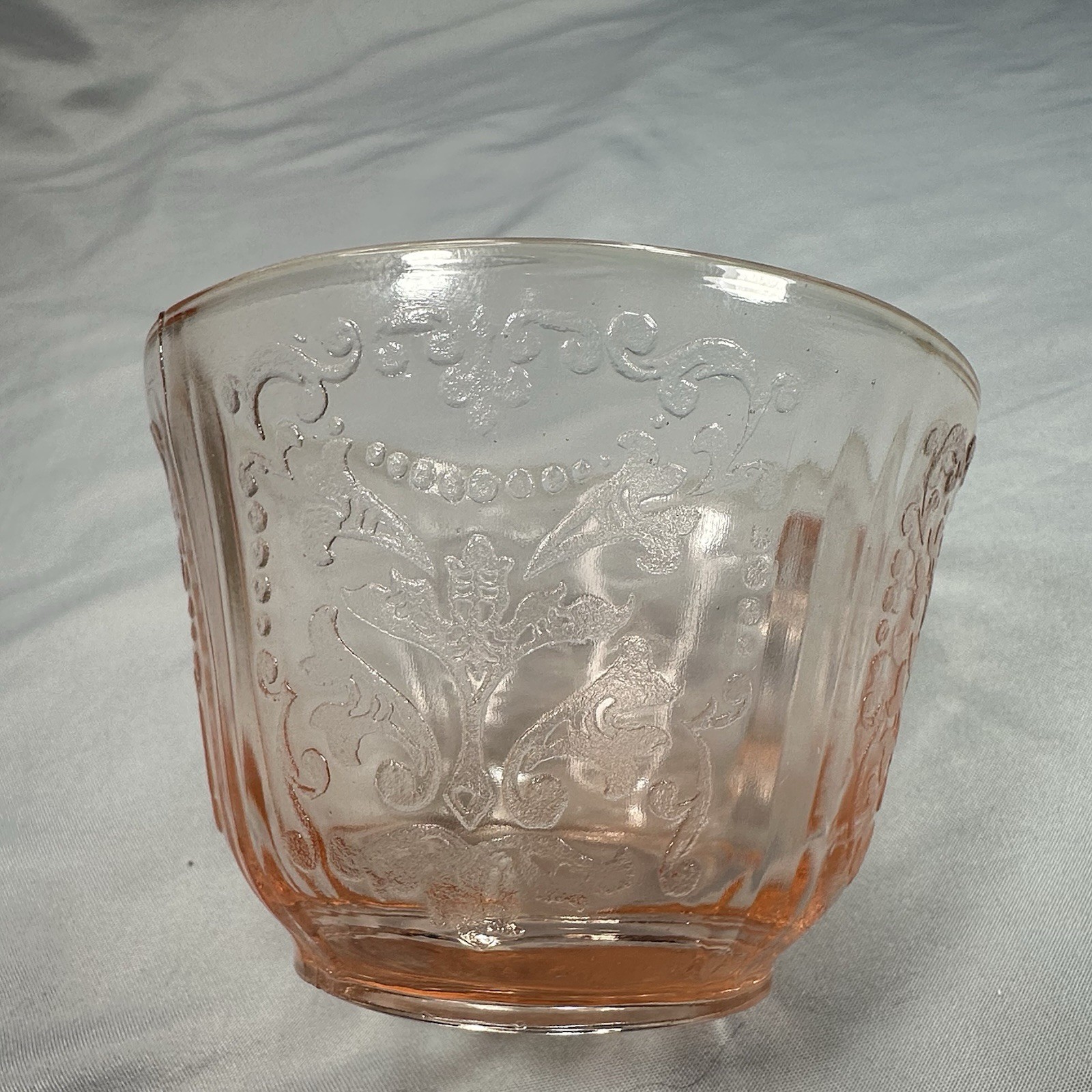 Vtg Macbeth Evans American Sweetheart Pink Depression Glass 2pc Cup Saucer Set