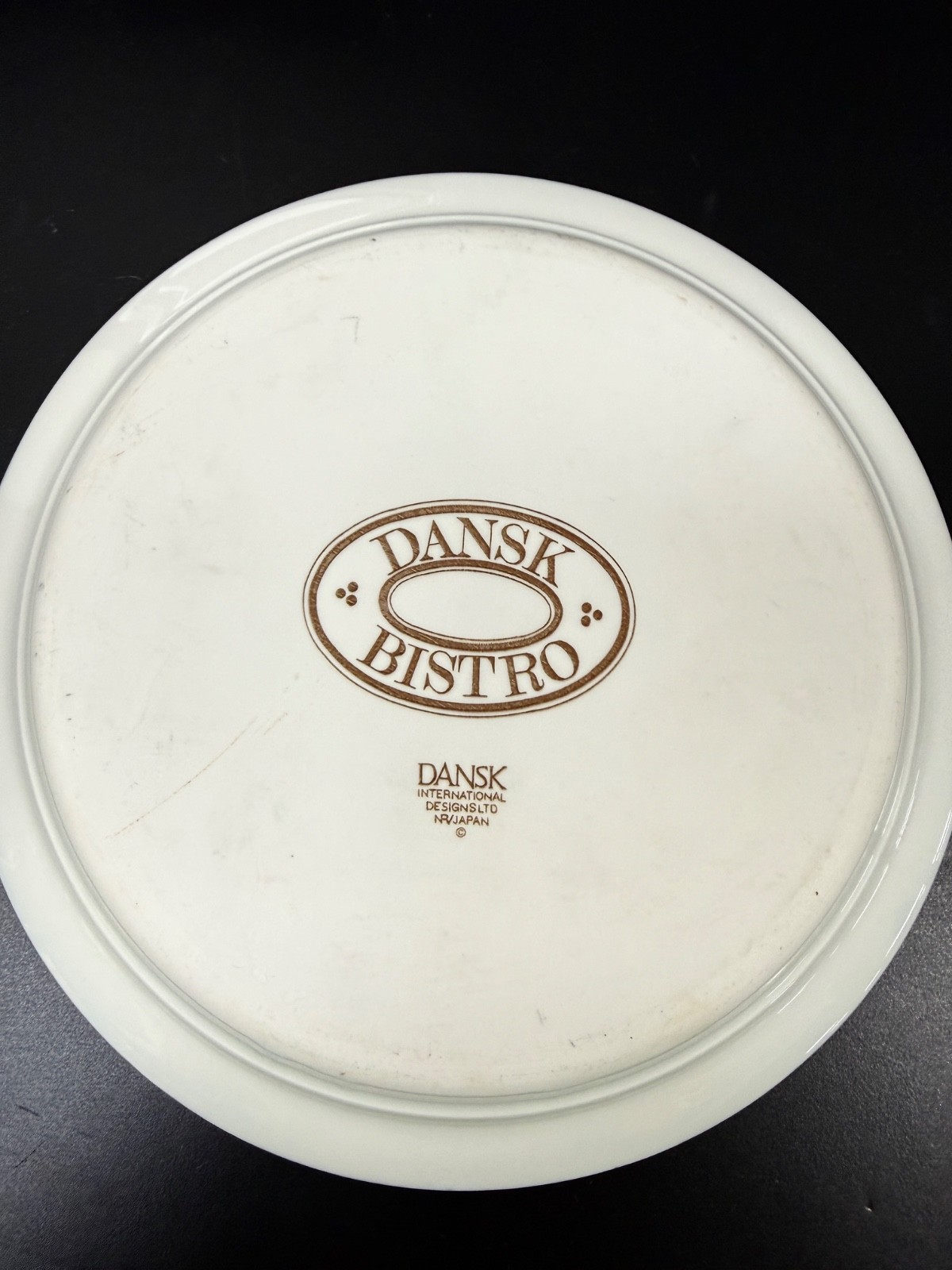 SET OF 4 Dansk Bistro Fredriksborg Blue 8 5/8″ Salad Dessert Plates