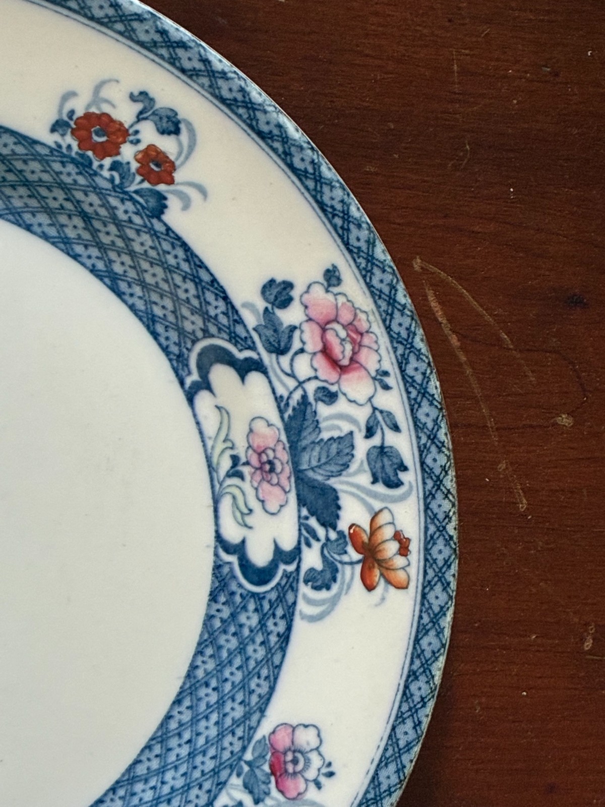 ANTIQUE F WINKLE & CO WHIELDON WARE OLD NANKIN LUNCHEON SALAD PLATE C1911