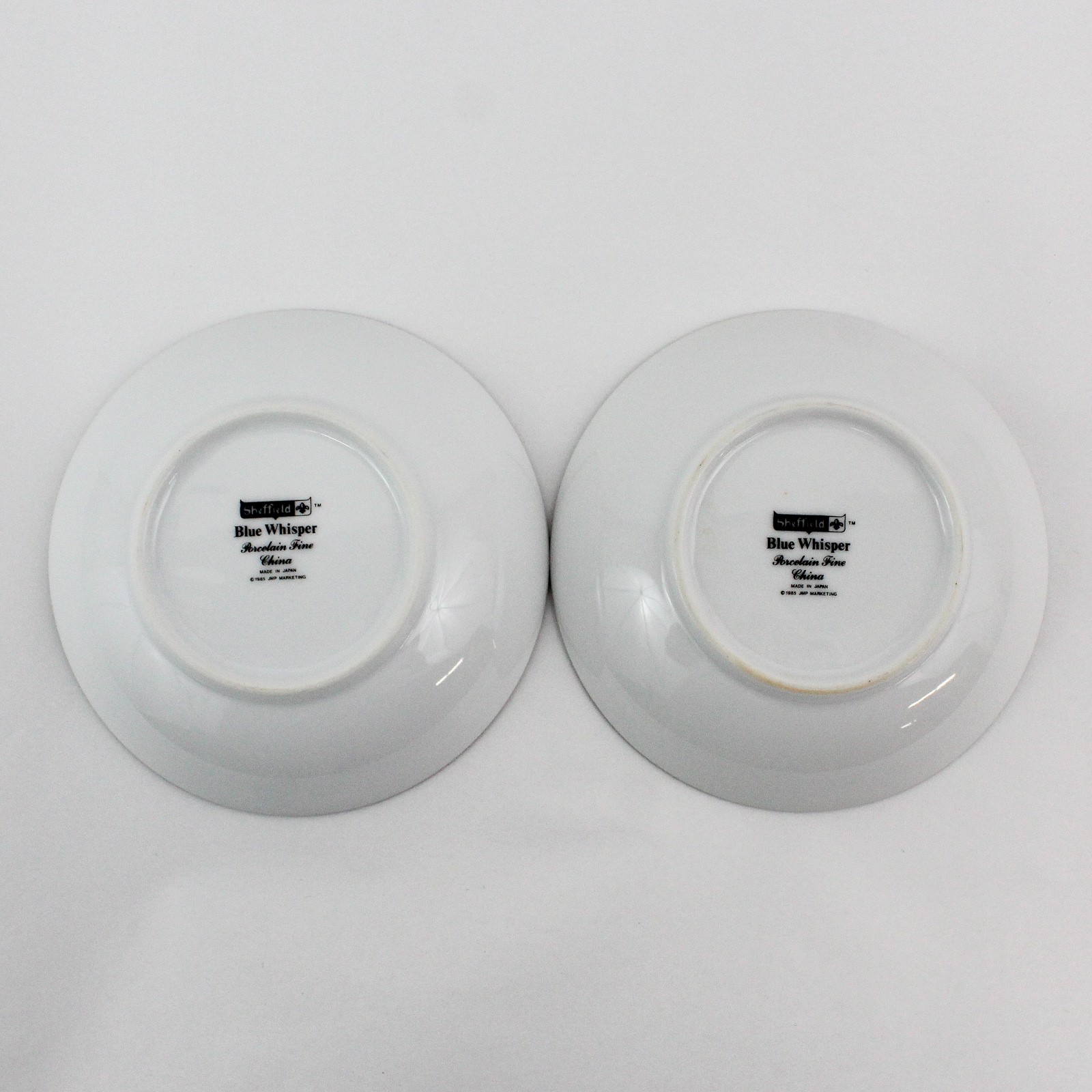 Two Sheffield Blue Whisper Porcelain Fruit Bowls 5.5″
