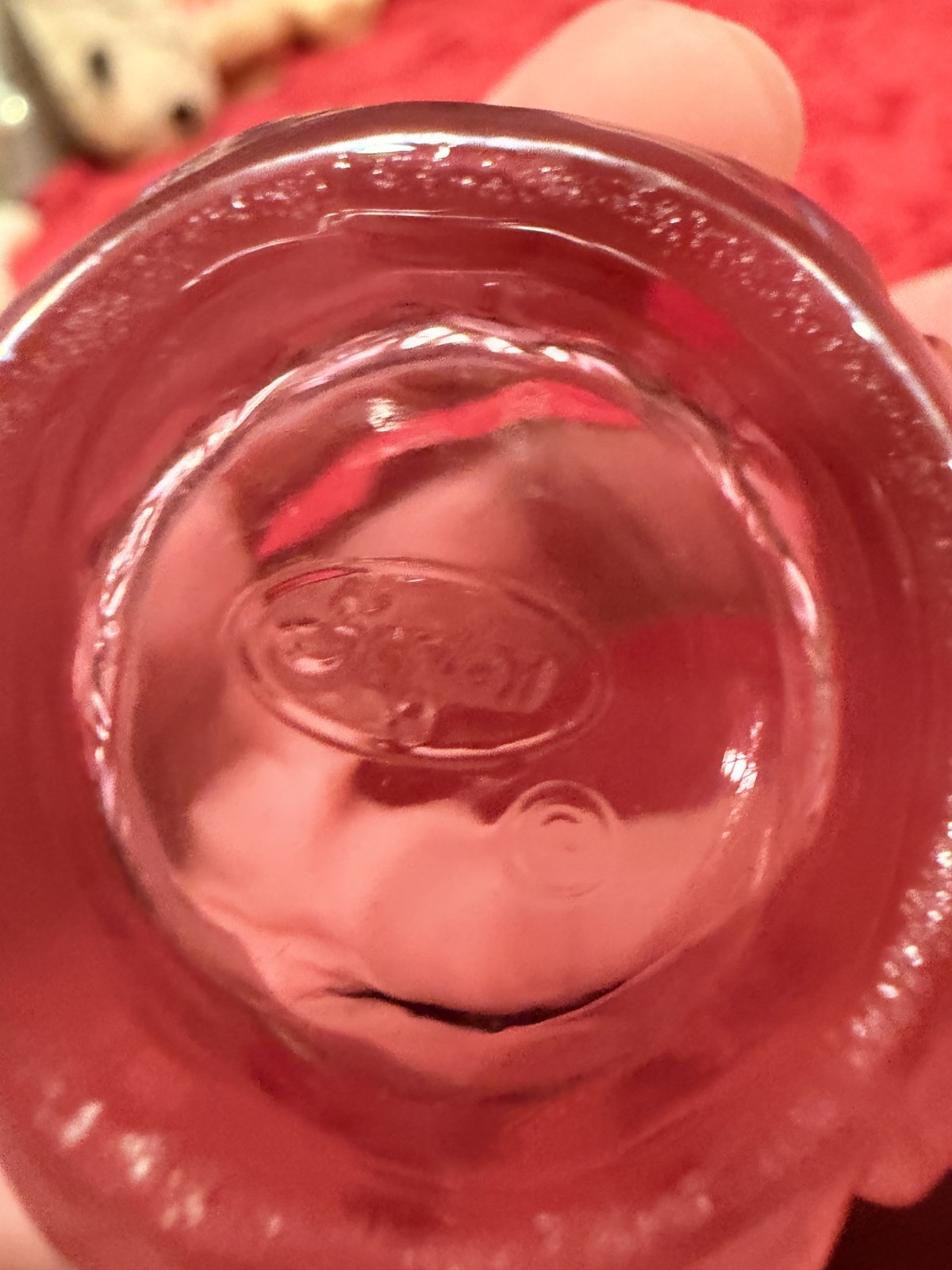RARE Vtg Fenton Dusty Rose Pink Carnival Glass Miniature Punch Bowl Set/4 Cups