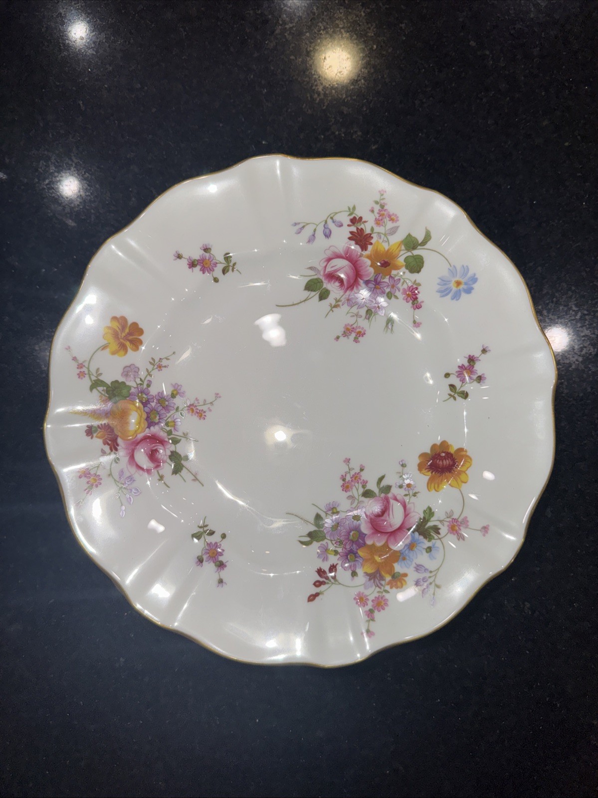 Royal Crown Derby “Derby Posies” Dinner Plate. English Bone China