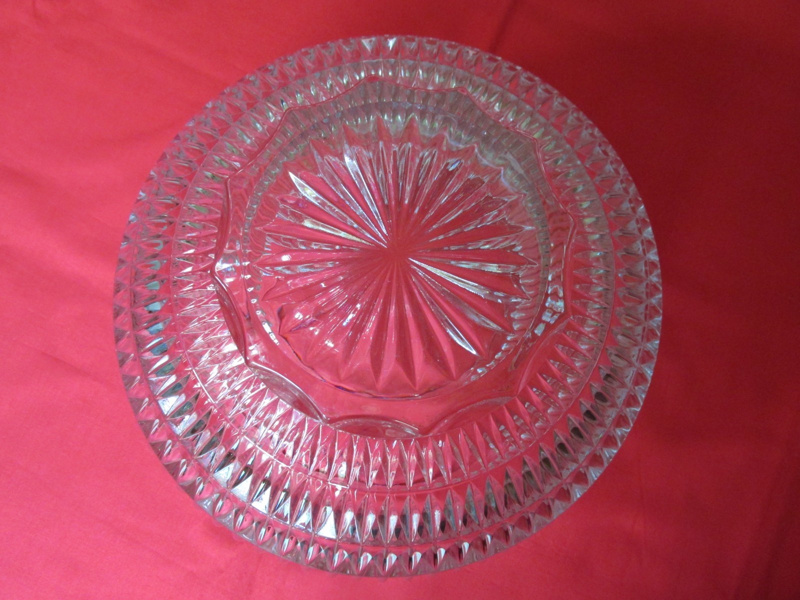 14PC Vintage 1940s Indiana Glass ROYAL Vertical & Swag Art Deco Punch Bowl Set