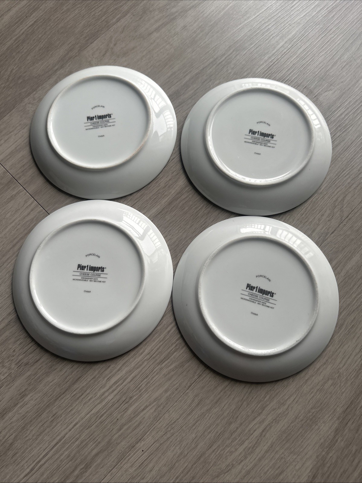 Pier 1 Imports Cheese Plates Set Of 4 6.5″ x 6.5″
