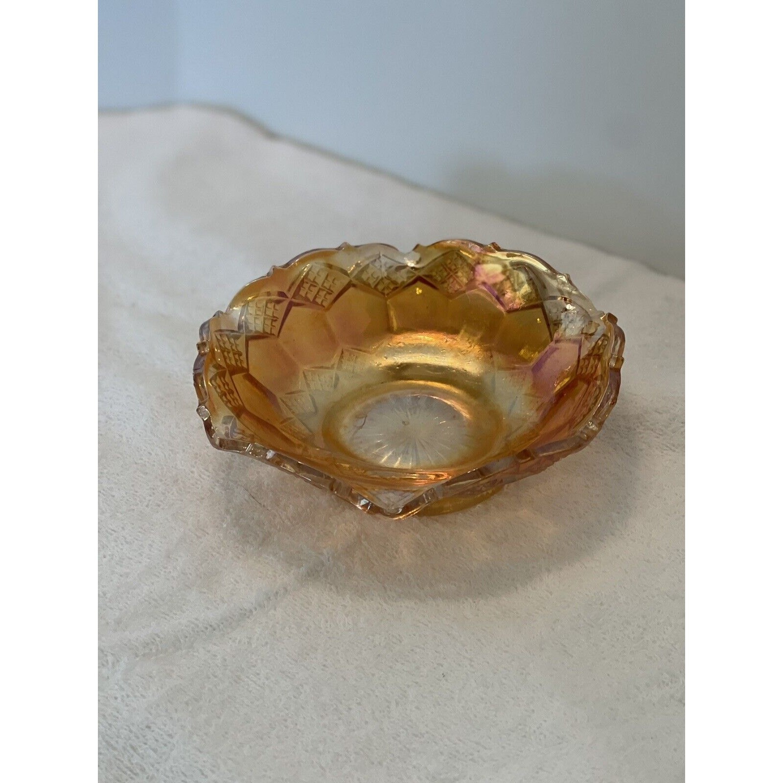 Imperial Marigold Carnival Glass Bowl