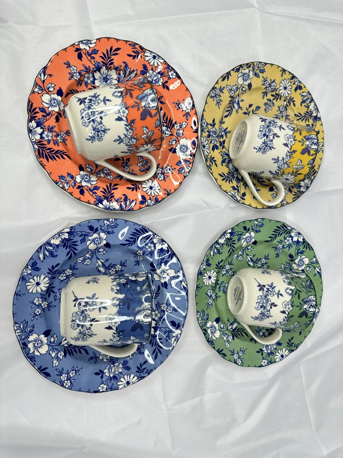 Johnson Brothers- Devon Cottage Plate, Bowl, Mug, tea cup & Saucer, Tea Sets