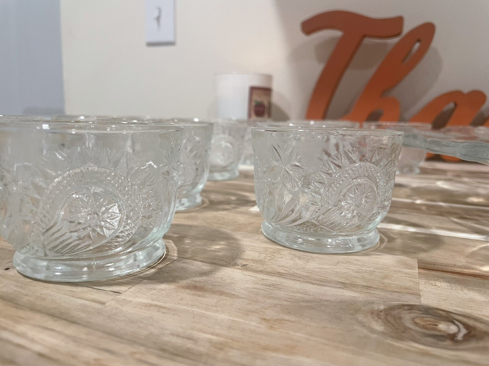L. E. Smith Glass Galaxy Vintage Fifteen Piece Punch Bowl Set