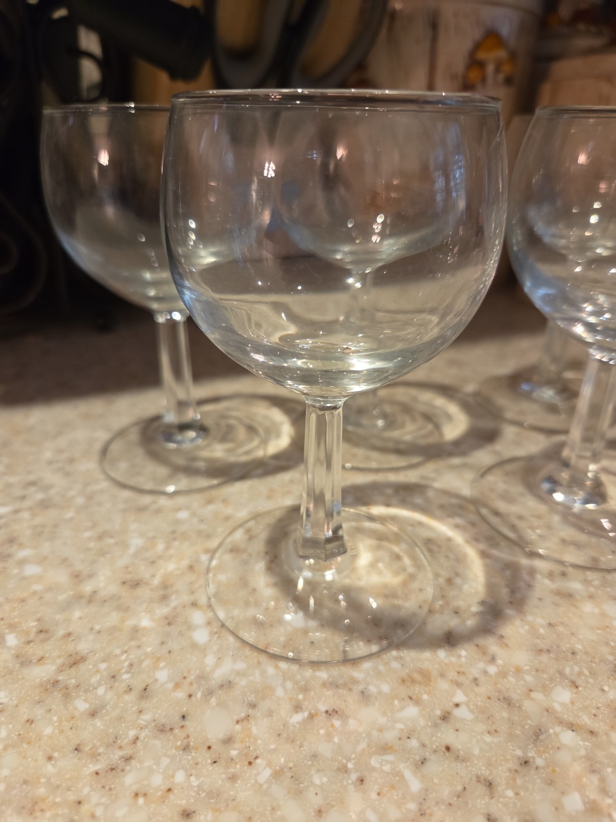 Set of 8 Vintage Crystal Cordial Glasses