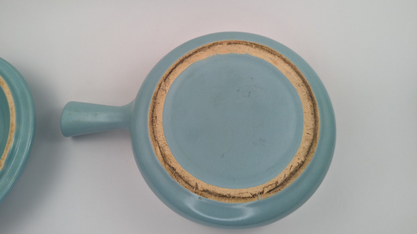 3 Piece Set – Mid Century Modern La Solana Art Pottery Blue Medium Casserole MCM