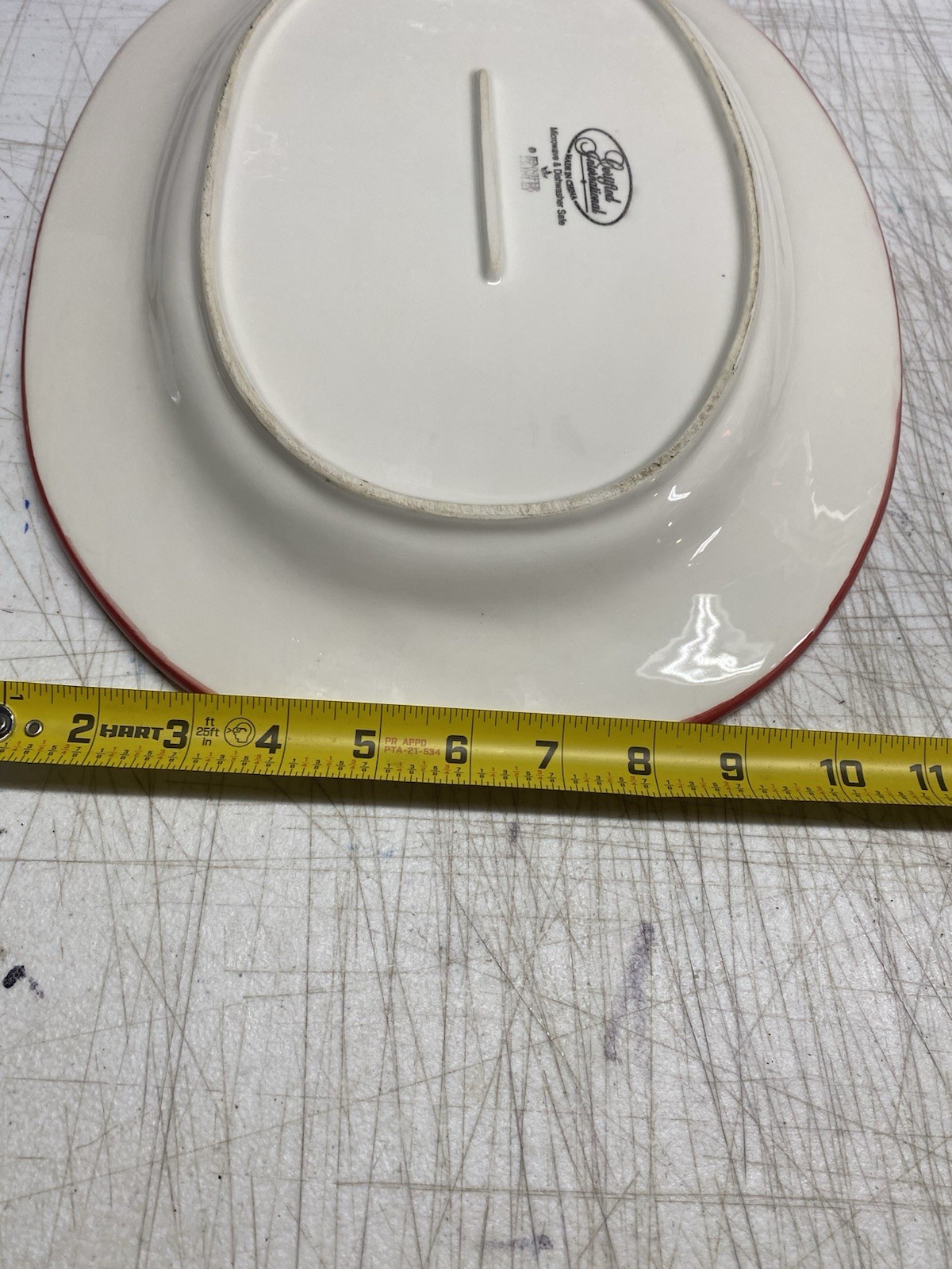 Jennifer Brinley Certified International Oval Serving Platter And Plate