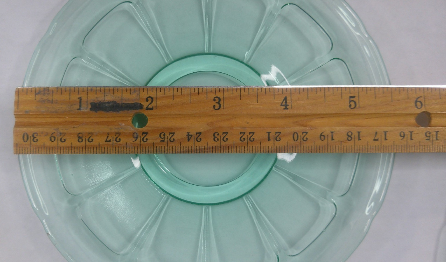 Uranium, Diamond Glass Co, Victory, Green, Cup & Saucer Sets, (2), c 1929, ExCd