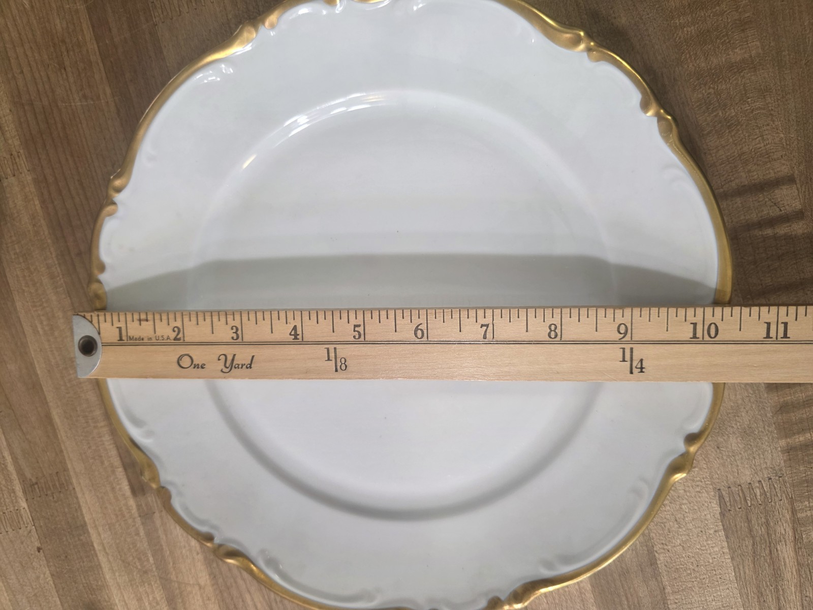 Mitterteich Golden Lark Dinner Salad Bread Plates 10.5″ 8″ 7″ Germany Bavaria