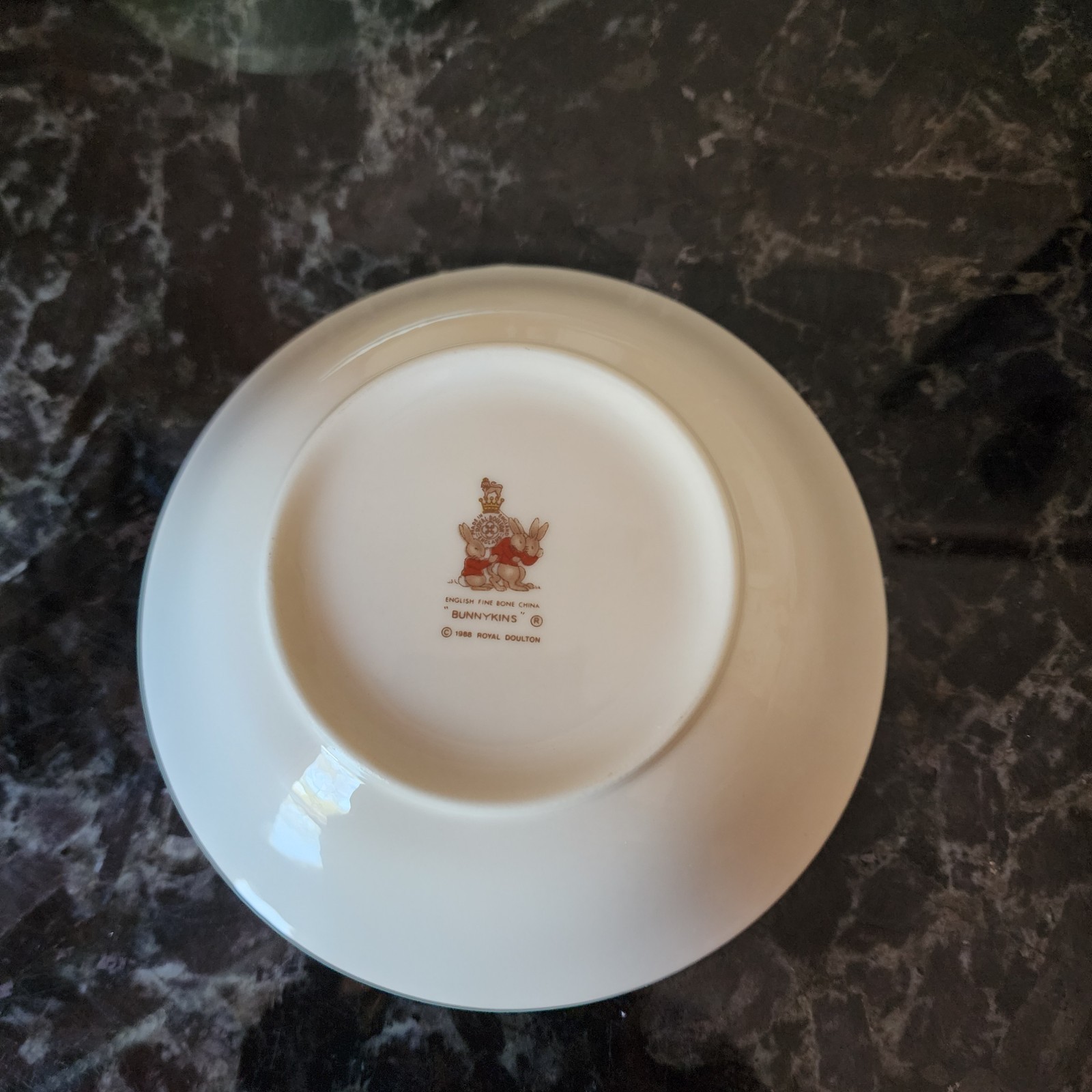 Royal Doulton Kitchen Bunnykins Bowl 1988 Fine Bone China Nurseryware Vintage