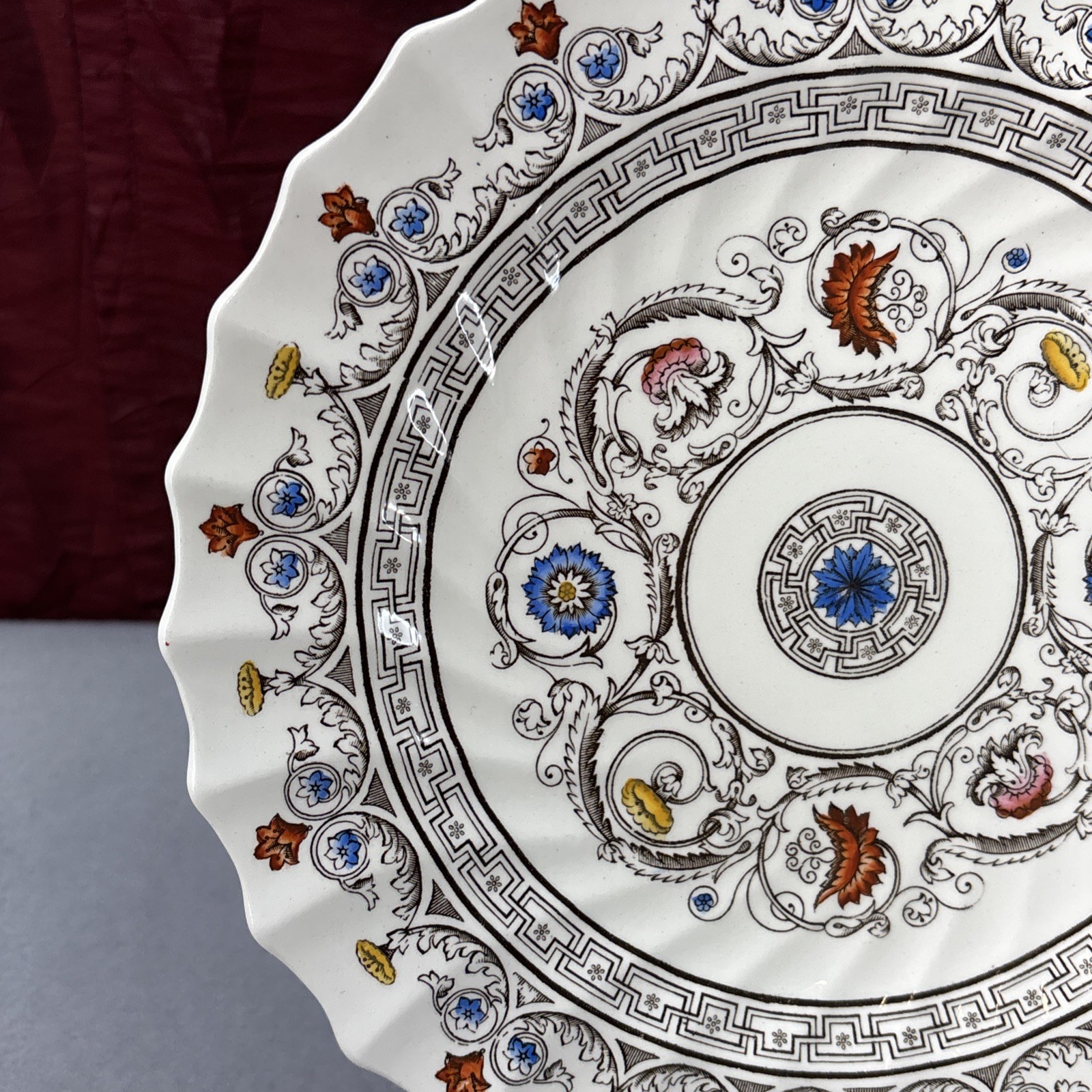 Copeland Spode Florence 8” Salad Plate Earthenware Made In England GUC one plate