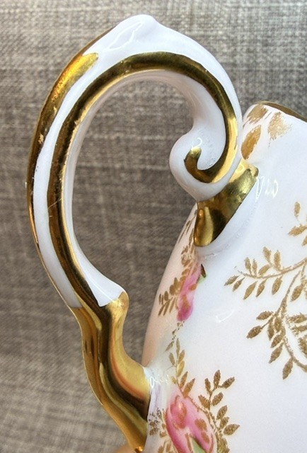 Vintage Royal Tuscan Teacup and Saucer Sunshine Rose Pattern English Bone China