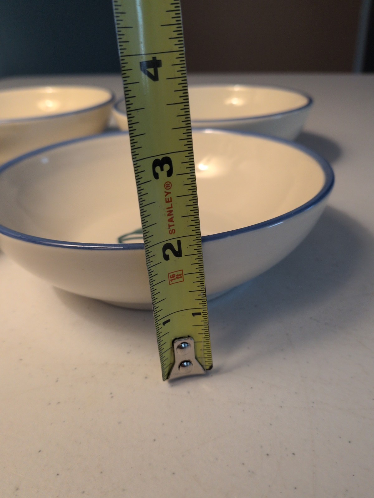 VTG Set Of 2 Hartstone Pottery Soup/Cereal Bowls Wild Blueberry Pattern 6″ Diam