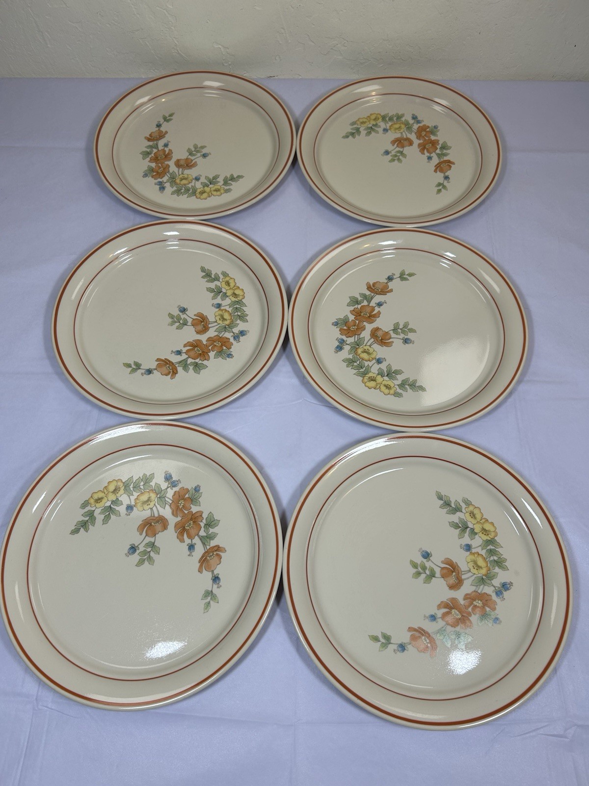 Cornerstone by Corning Royal Garden 10 1/4” Dinner Plates (Set of 6)