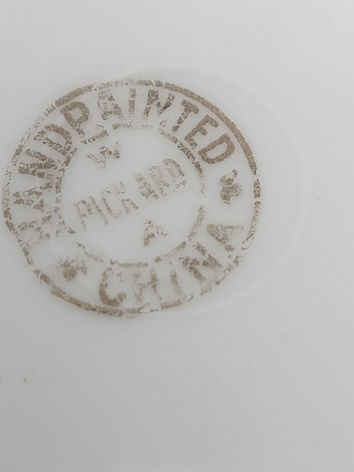 Pickard Decorated Plate by F. M. James Artist Violets 7 1/2″ – Haviland Limoges