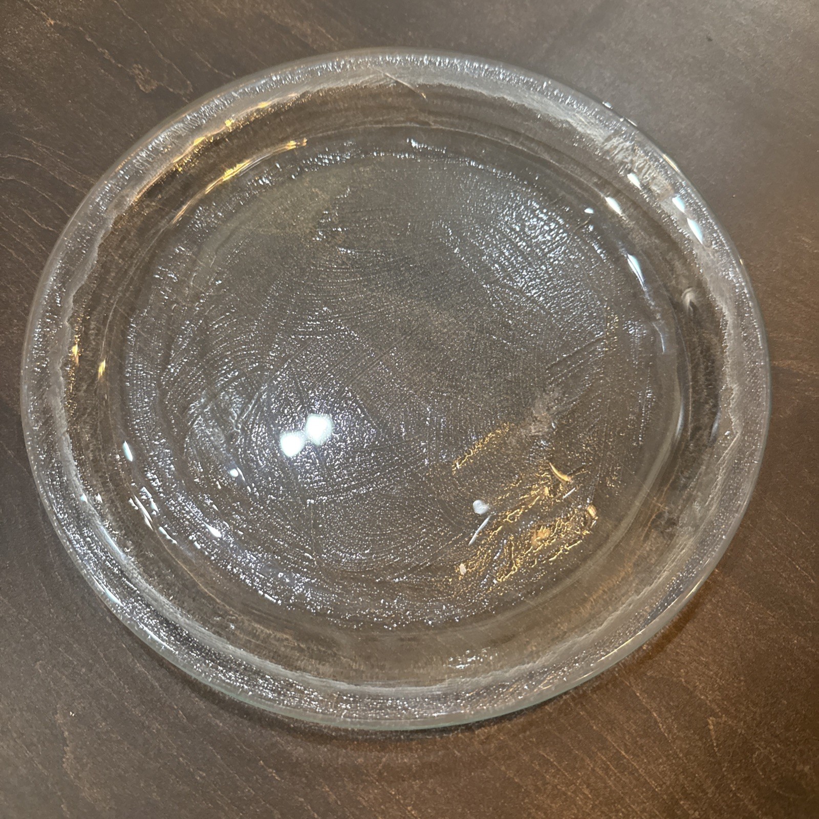 Vintage ANNIEGLASS Signed DINNER PLATE 1987 / 1994 Artisan 10.25″ – EUC