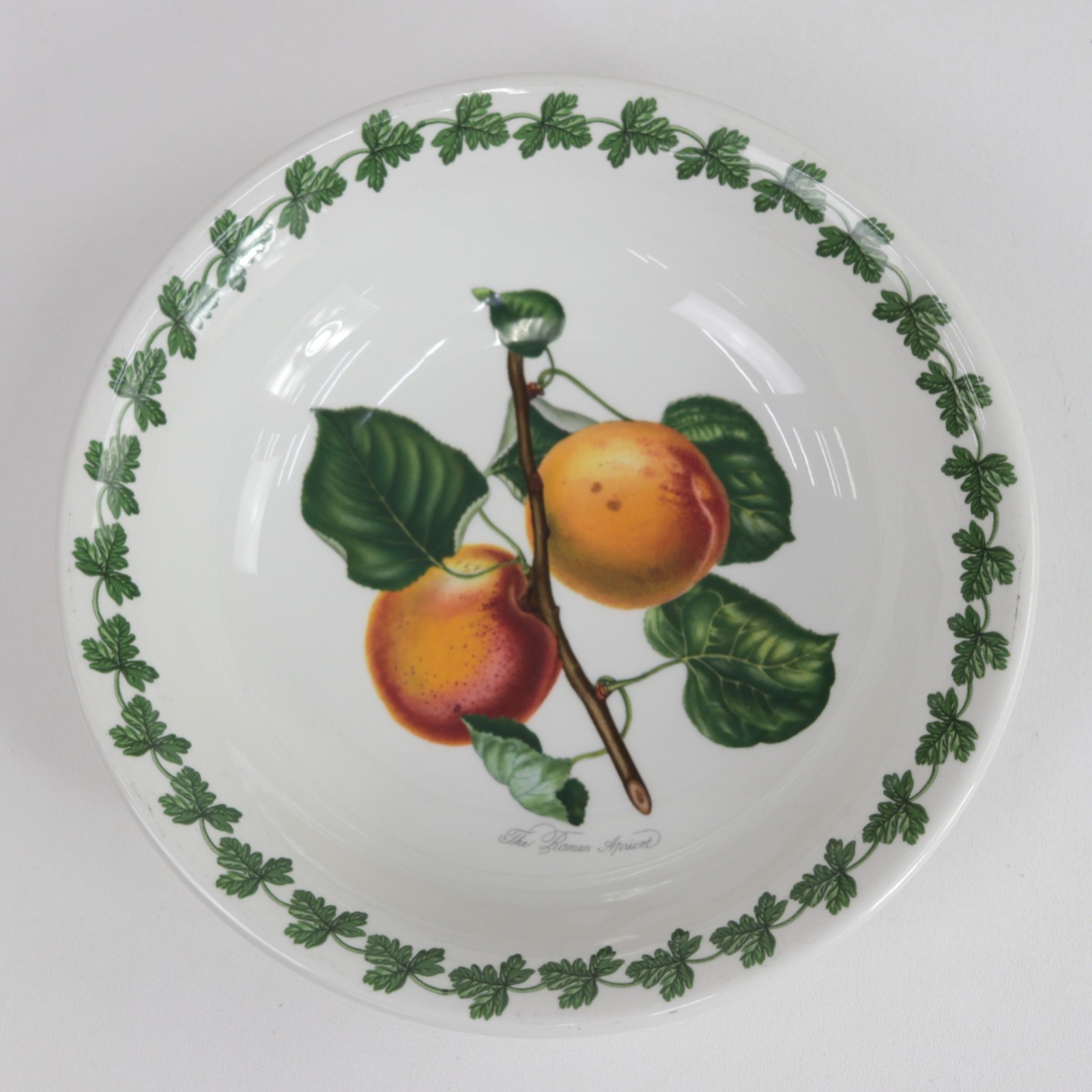 Pair of Portmeirion 8.5″ Pomona Roman Apricot Bowls by Susan Williams-Ellis
