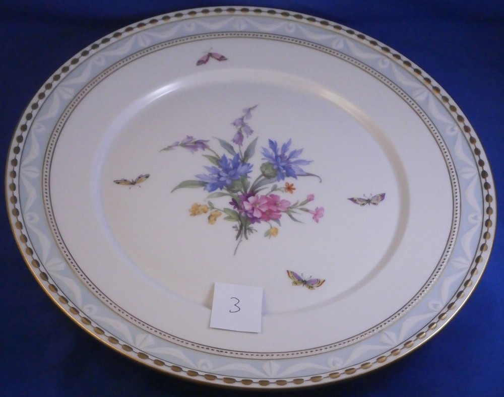 Superb 20thC KPM Berlin Porcelain Kurland 74 Gourmet Plate German Germany