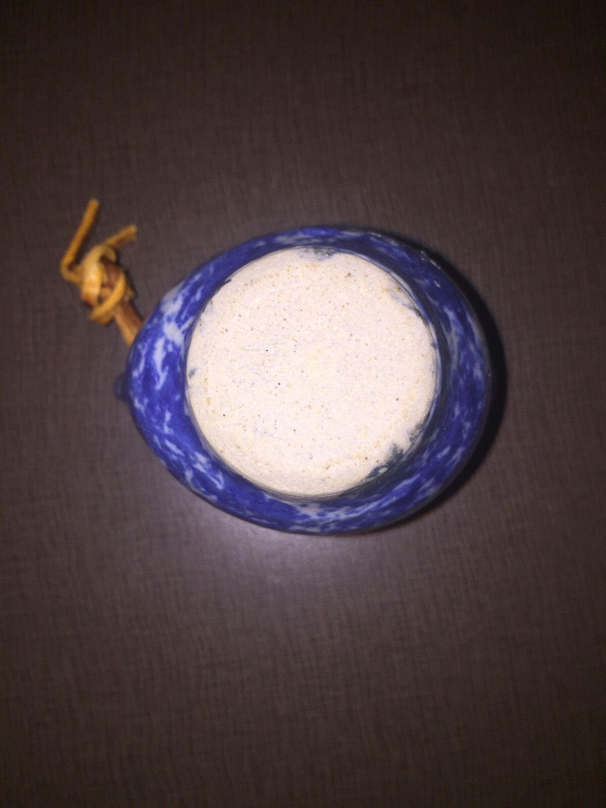Little Blue And White Pottery Hanging Pitcher