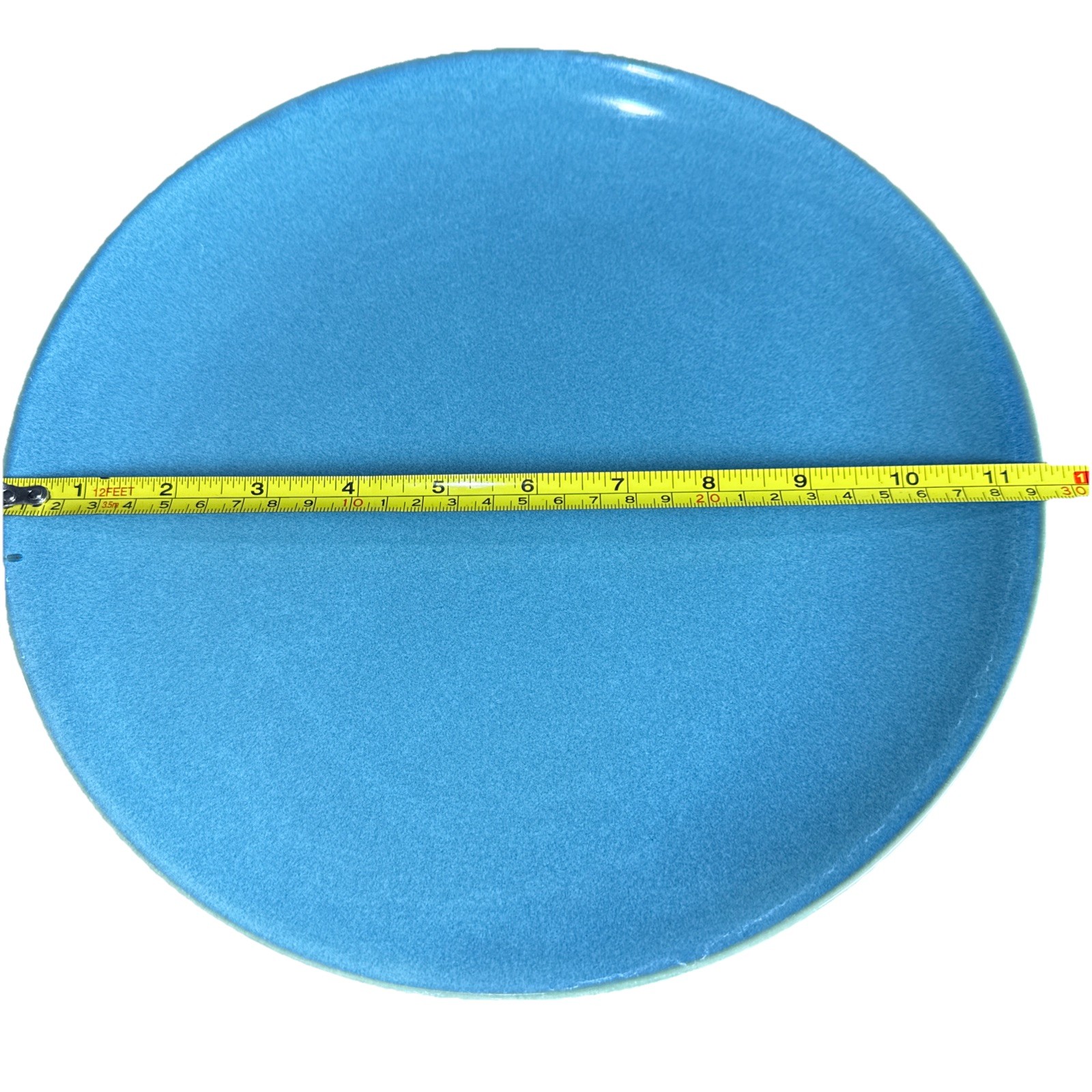 Vtg HTF JCPenney Variations Granite Blue Dinner Plate Set Of 3 11.5” RARE