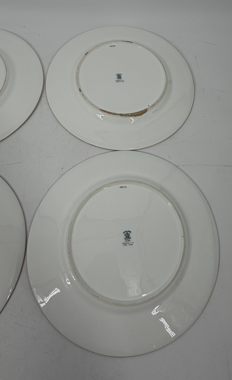 Tiffany & Co Coalport England Cobalt Blue Gold Encrusted Dinner Plates Lot 6