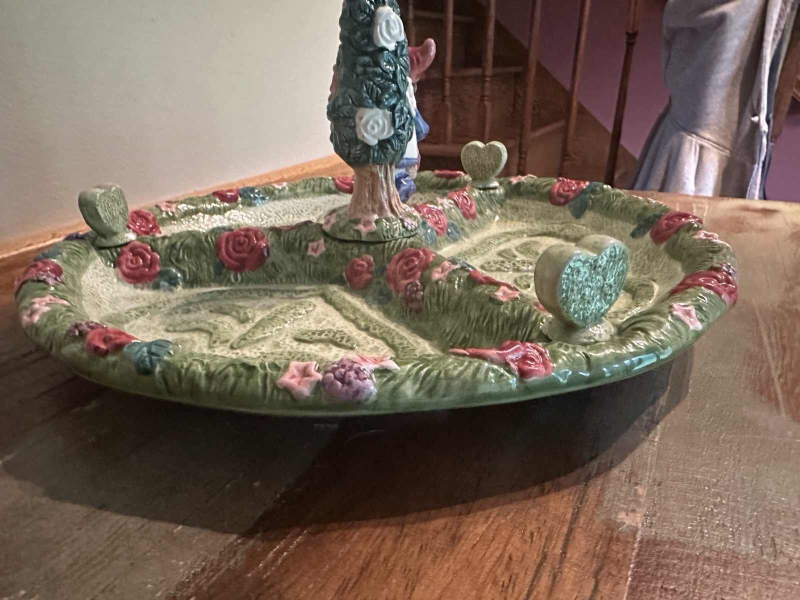 Alice In Wonderland Vintage Fitz & Floyd Serving Platter Tray Dish Ceramic Plate