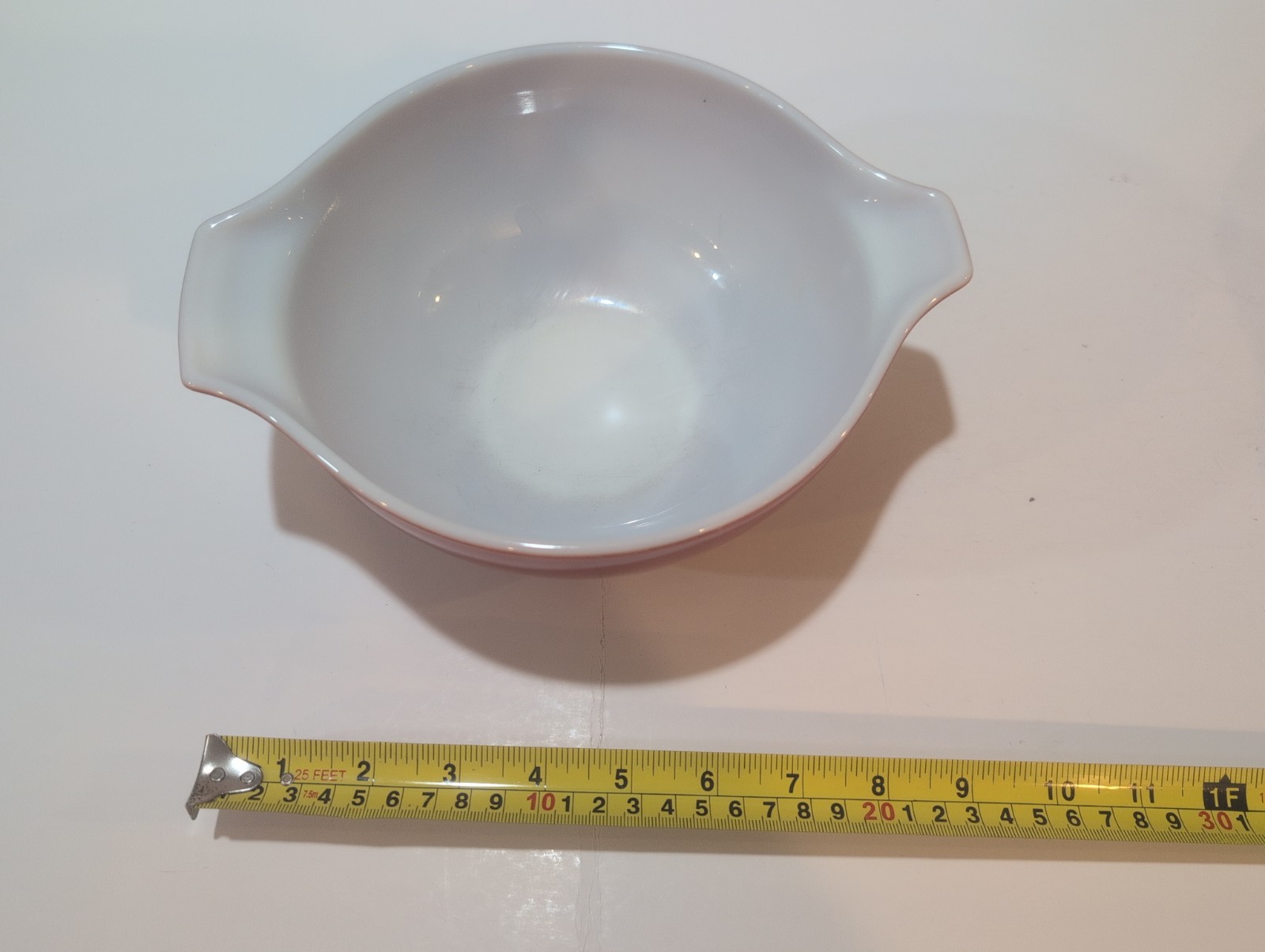 Vintage Pyrex Autumn Harvest Wheat 4 Pc Cinderella Nesting Bowl Set