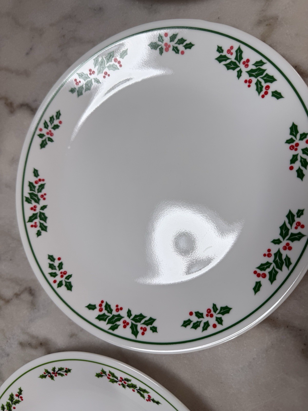 Set Of 6 Corelle By Corning Winter Holly Days Christmas Dinner Plates 10.25” 🎄