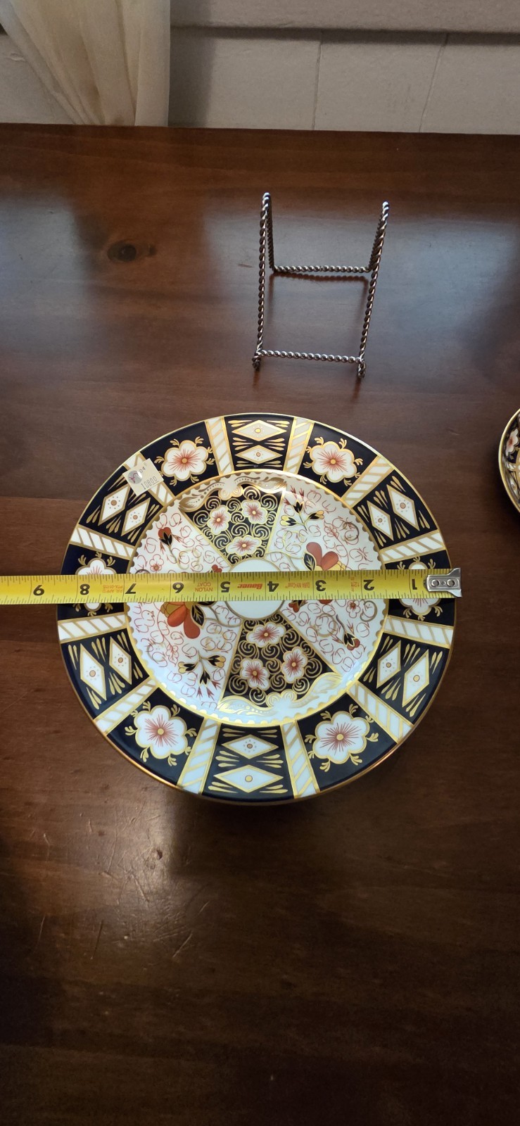 Royal Crown Derby Traditional Imari Handpainted Salad Plate Cup Saucer 3pcs