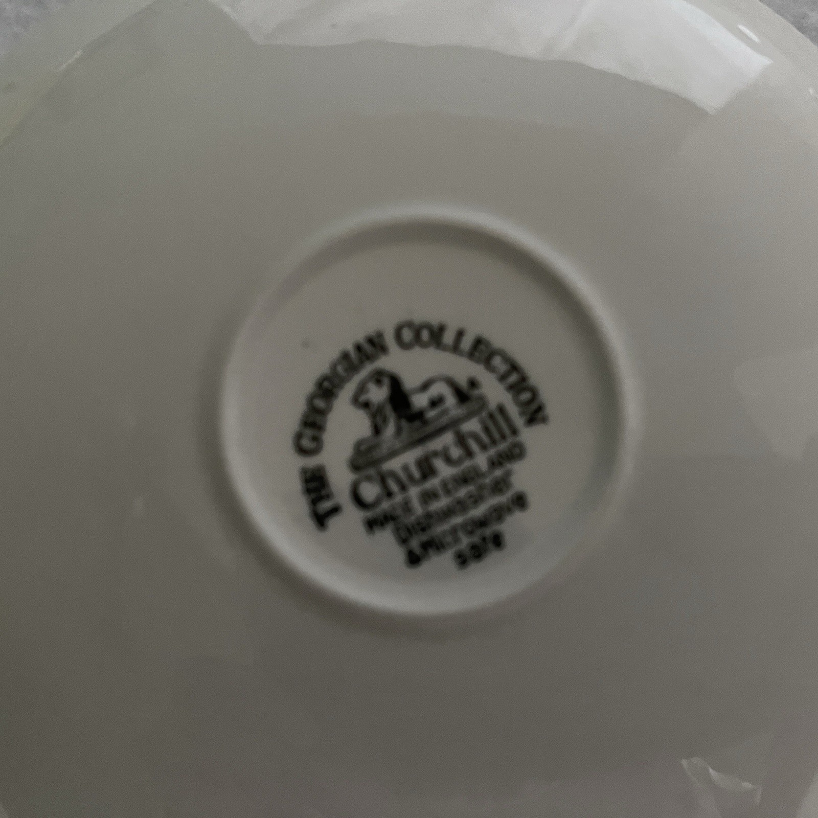 Churchill Country Life Brown Saucer Acorn Oak Leaf Pattern 5.5″ Vintage