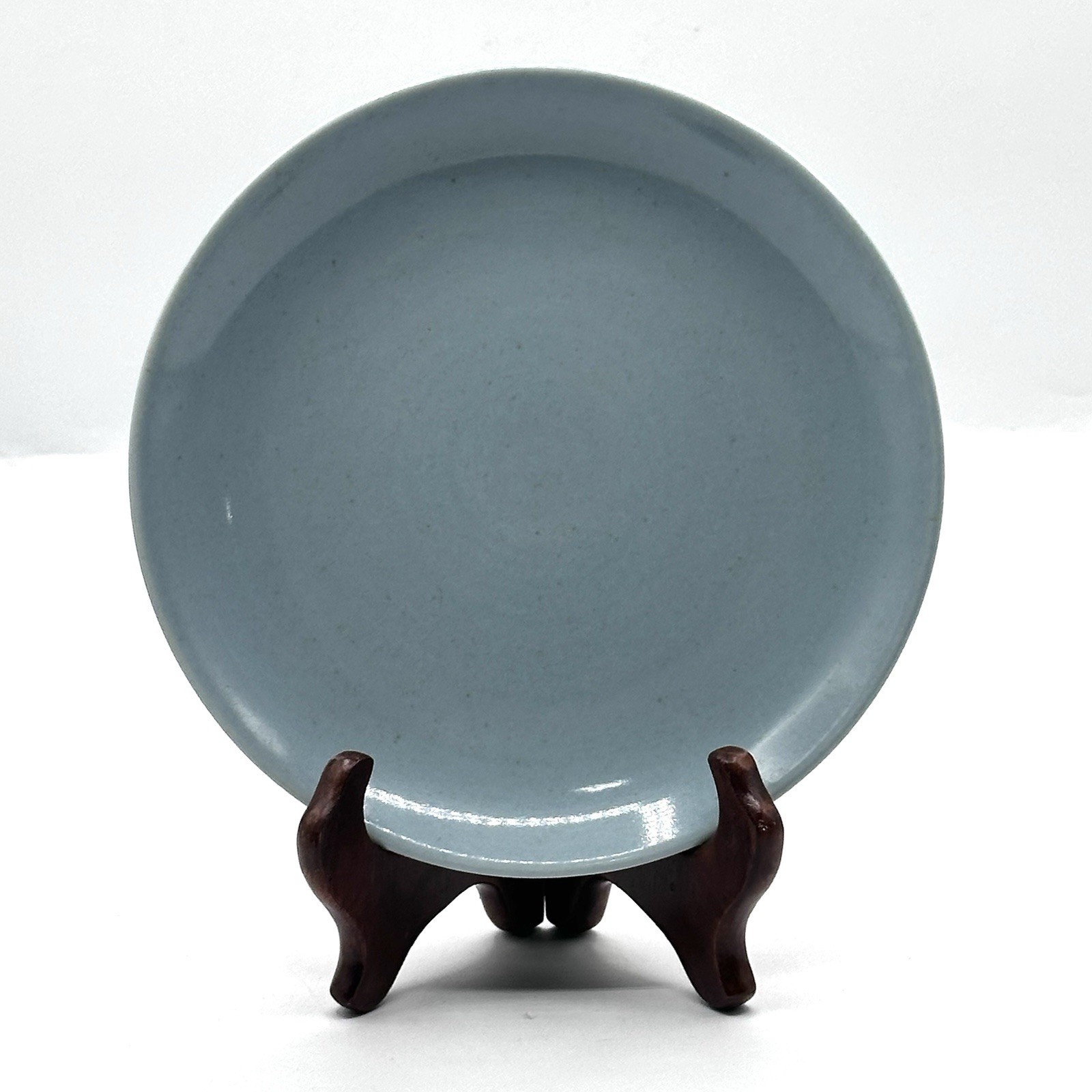 Iroquois Casual China Russel Wright Blue Cereal Bowl Saucer Bread Plate 3 Pieces