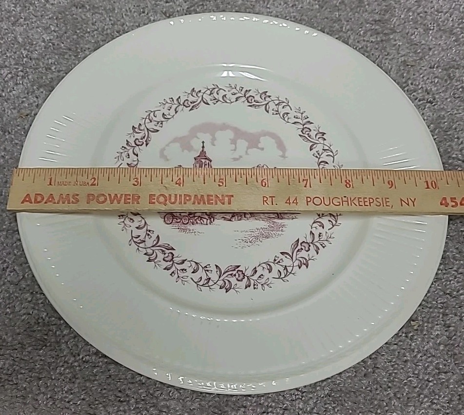 Wedgwood Scenes of Old New York Plate Church of the Transformation 10.5″ Altman