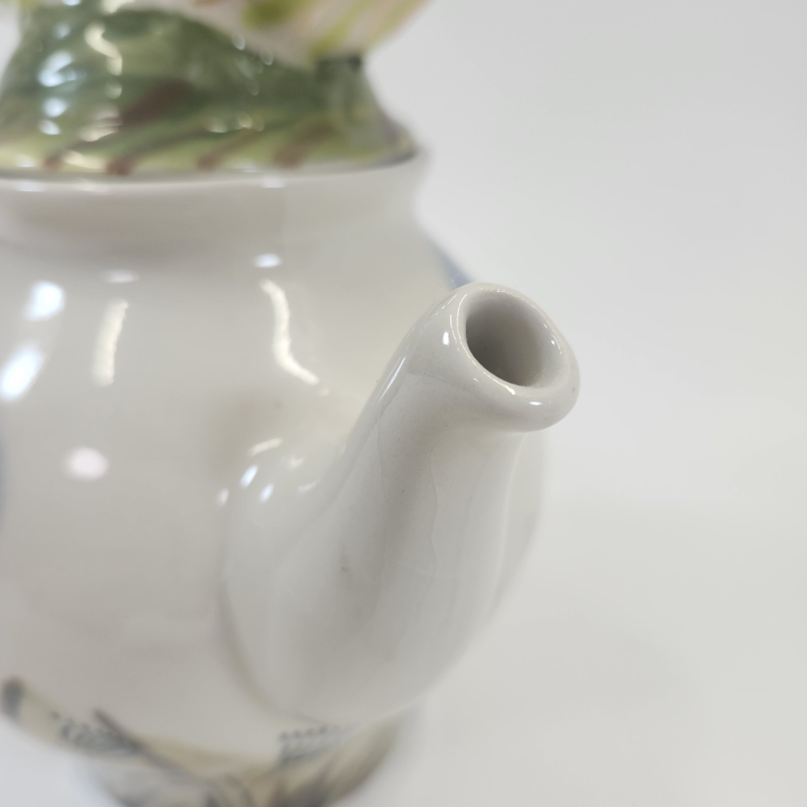 Julia Kirillova Teapot Signed 1997 Russian Studio Pottery Figural Art Whimsical