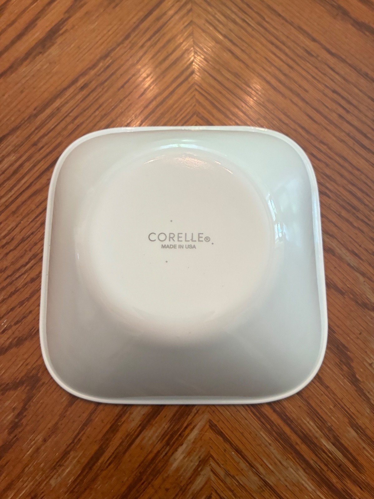 Corelle by Corning Simple Lines Square Black & White Cereal Bowl 6.25 Diameter