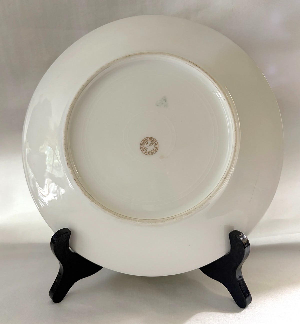 Handpainted Pickard China Plate – Raspberries, signed Coufall