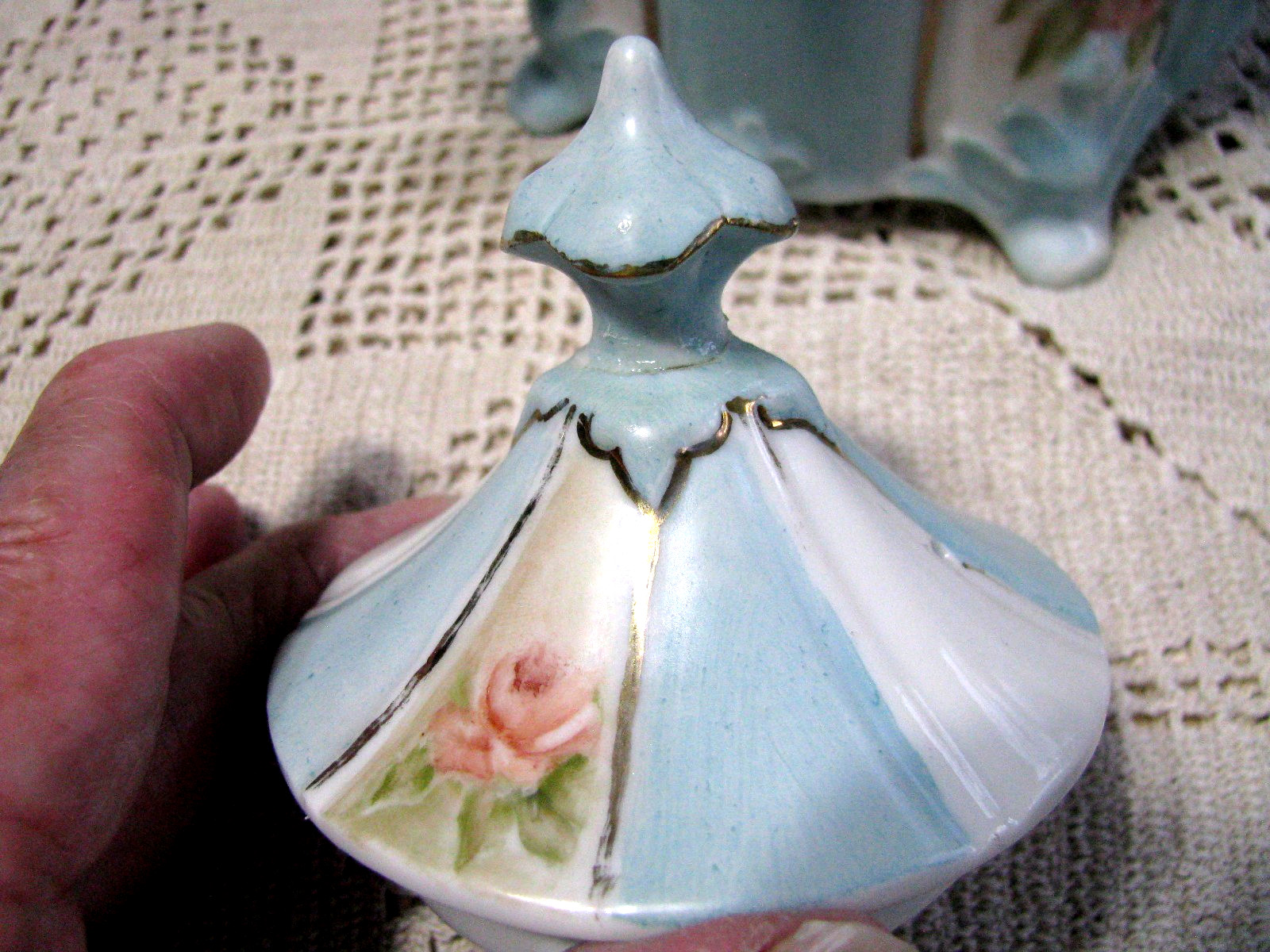 Antique RS Prussia Tea Set-1895-1910-Paper Label Residue-Independent Artist