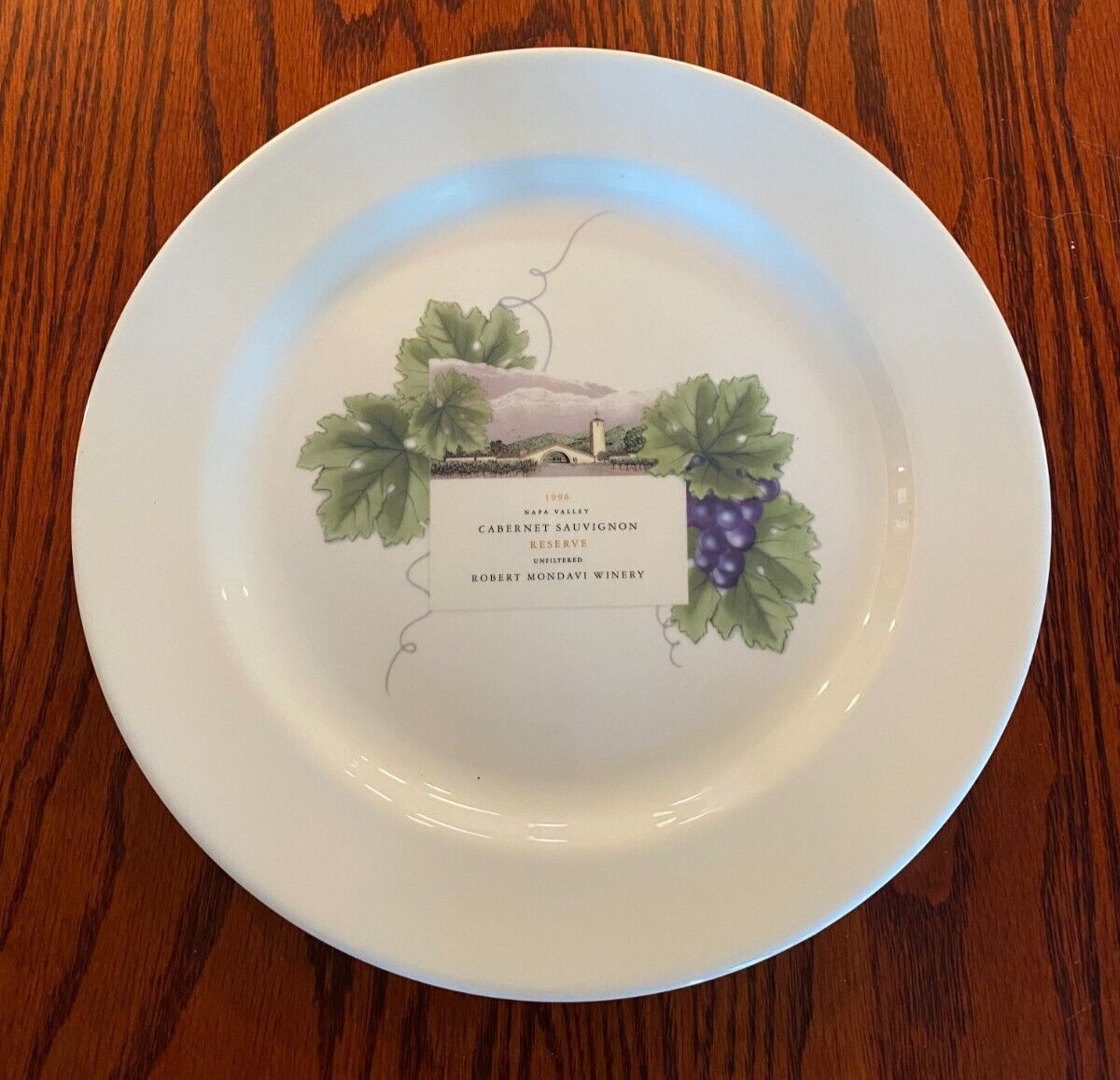 Wedgwood Grand Gourmet Vintage Collection Winery Plates 10″ Set of 2