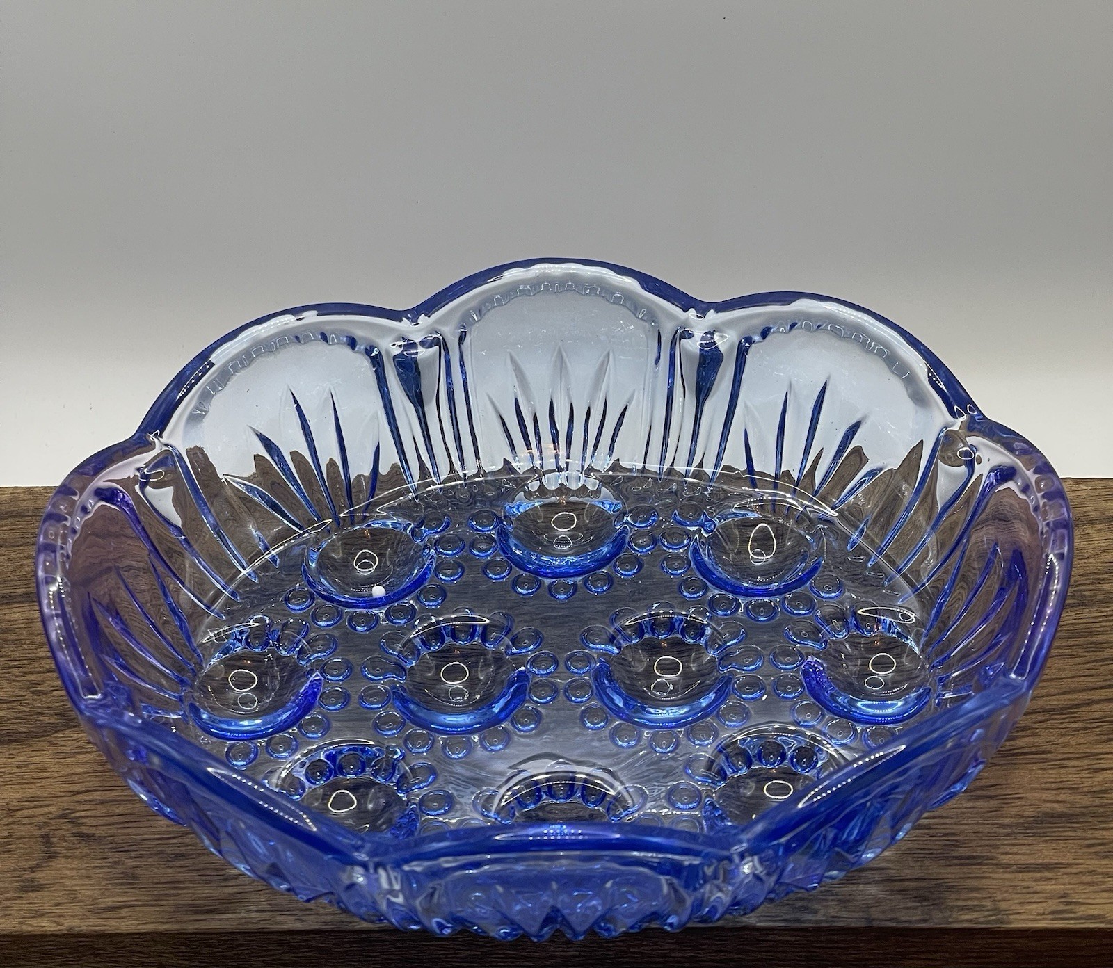 Rainbow Glass Hen On Nest Covered Candy Dish 7” Decorative Import